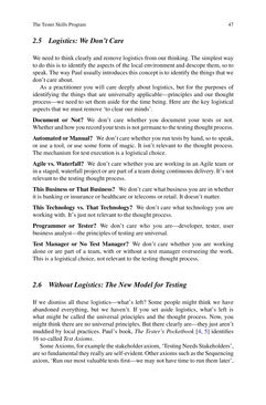 Image of the Page - 47 - in The Future of Software Quality Assurance