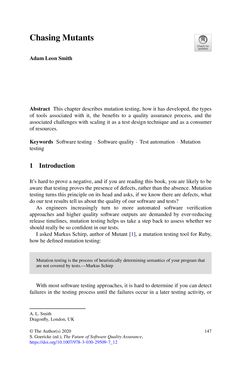 Image of the Page - 147 - in The Future of Software Quality Assurance