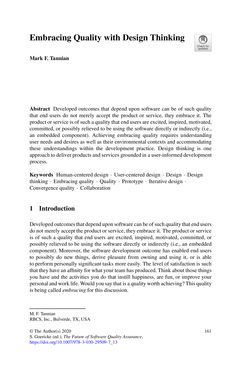 Image of the Page - 161 - in The Future of Software Quality Assurance