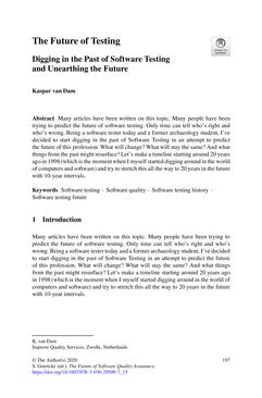 Image of the Page - 197 - in The Future of Software Quality Assurance