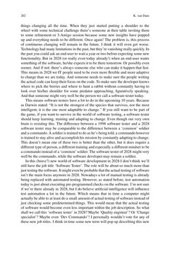 Image of the Page - 202 - in The Future of Software Quality Assurance