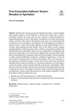 Image of the Page - 229 - in The Future of Software Quality Assurance
