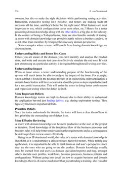 Image of the Page - 238 - in The Future of Software Quality Assurance