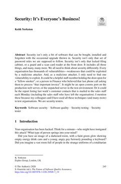 Image of the Page - 245 - in The Future of Software Quality Assurance