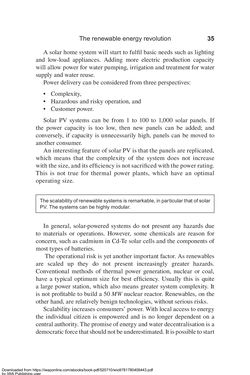 Image of the Page - 35 - in Clean Water Using Solar and Wind - Outside the Power Grid