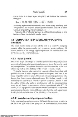 Image of the Page - 57 - in Clean Water Using Solar and Wind - Outside the Power Grid