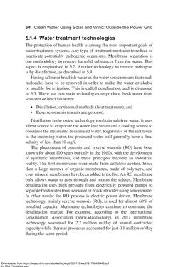 Image of the Page - 64 - in Clean Water Using Solar and Wind - Outside the Power Grid