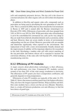 Image of the Page - 102 - in Clean Water Using Solar and Wind - Outside the Power Grid