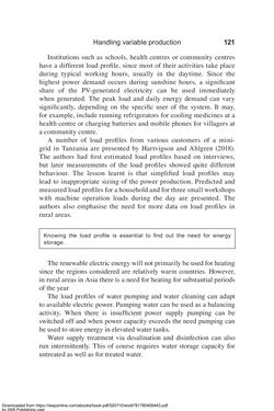 Image of the Page - 121 - in Clean Water Using Solar and Wind - Outside the Power Grid