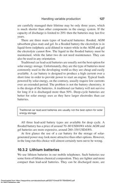 Image of the Page - 127 - in Clean Water Using Solar and Wind - Outside the Power Grid