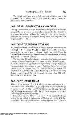 Image of the Page - 139 - in Clean Water Using Solar and Wind - Outside the Power Grid