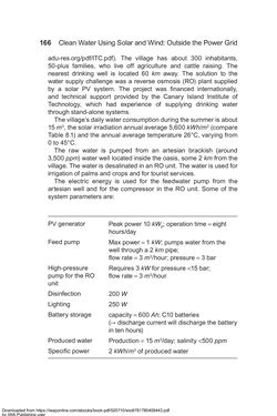 Image of the Page - 166 - in Clean Water Using Solar and Wind - Outside the Power Grid
