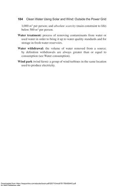 Bild der Seite - 184 - in Clean Water Using Solar and Wind - Outside the Power Grid