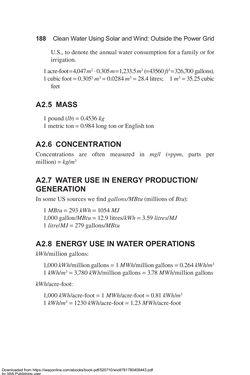 Image of the Page - 188 - in Clean Water Using Solar and Wind - Outside the Power Grid