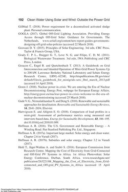 Image of the Page - 192 - in Clean Water Using Solar and Wind - Outside the Power Grid