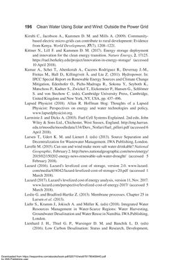 Image of the Page - 196 - in Clean Water Using Solar and Wind - Outside the Power Grid
