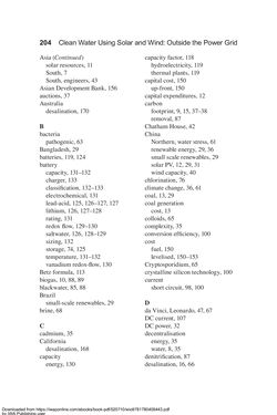 Image of the Page - 204 - in Clean Water Using Solar and Wind - Outside the Power Grid