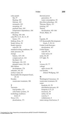 Image of the Page - 209 - in Clean Water Using Solar and Wind - Outside the Power Grid