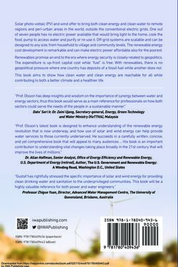 Image of the Page - Einband hinten - in Clean Water Using Solar and Wind - Outside the Power Grid