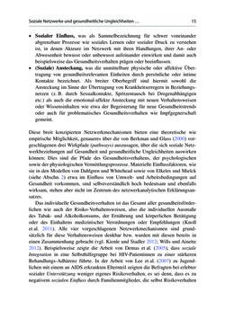 Image of the Page - 15 - in Soziale Netzwerke und gesundheitliche Ungleichheiten - Eine neue Perspektive für die Forschung