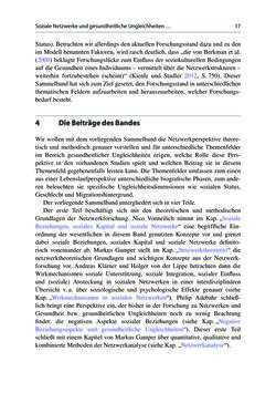 Image of the Page - 17 - in Soziale Netzwerke und gesundheitliche Ungleichheiten - Eine neue Perspektive für die Forschung