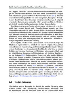 Image of the Page - 41 - in Soziale Netzwerke und gesundheitliche Ungleichheiten - Eine neue Perspektive für die Forschung