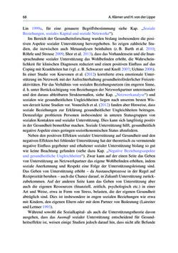 Image of the Page - 68 - in Soziale Netzwerke und gesundheitliche Ungleichheiten - Eine neue Perspektive für die Forschung
