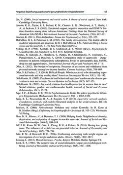 Image of the Page - 105 - in Soziale Netzwerke und gesundheitliche Ungleichheiten - Eine neue Perspektive für die Forschung