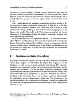 Image of the Page - 111 - in Soziale Netzwerke und gesundheitliche Ungleichheiten - Eine neue Perspektive für die Forschung