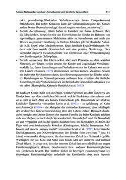 Image of the Page - 141 - in Soziale Netzwerke und gesundheitliche Ungleichheiten - Eine neue Perspektive für die Forschung