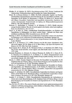 Image of the Page - 159 - in Soziale Netzwerke und gesundheitliche Ungleichheiten - Eine neue Perspektive für die Forschung