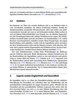 Image of the Page - 169 - in Soziale Netzwerke und gesundheitliche Ungleichheiten - Eine neue Perspektive für die Forschung