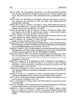 Image of the Page - 190 - in Soziale Netzwerke und gesundheitliche Ungleichheiten - Eine neue Perspektive für die Forschung