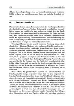 Image of the Page - 214 - in Soziale Netzwerke und gesundheitliche Ungleichheiten - Eine neue Perspektive für die Forschung