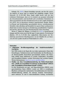 Image of the Page - 219 - in Soziale Netzwerke und gesundheitliche Ungleichheiten - Eine neue Perspektive für die Forschung