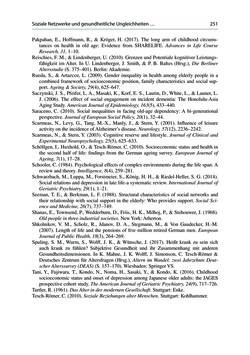 Image of the Page - 251 - in Soziale Netzwerke und gesundheitliche Ungleichheiten - Eine neue Perspektive für die Forschung