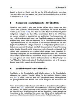 Bild der Seite - 284 - in Soziale Netzwerke und gesundheitliche Ungleichheiten - Eine neue Perspektive für die Forschung