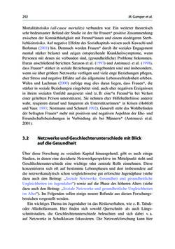 Image of the Page - 292 - in Soziale Netzwerke und gesundheitliche Ungleichheiten - Eine neue Perspektive für die Forschung