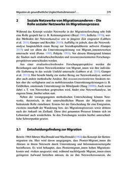 Bild der Seite - 379 - in Soziale Netzwerke und gesundheitliche Ungleichheiten - Eine neue Perspektive für die Forschung