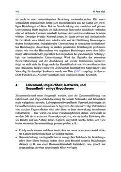 Image of the Page - 410 - in Soziale Netzwerke und gesundheitliche Ungleichheiten - Eine neue Perspektive für die Forschung