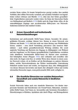 Image of the Page - 418 - in Soziale Netzwerke und gesundheitliche Ungleichheiten - Eine neue Perspektive für die Forschung