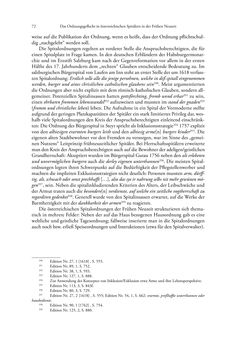 Bild der Seite - 72 - in Spital als Lebensform - Österreichische Spitalordnungen und Spitalinstruktionen der Neuzeit, Band 1