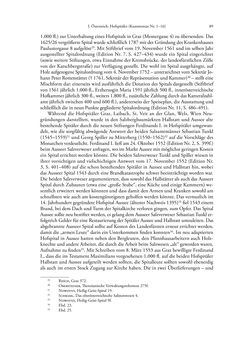 Image of the Page - 89 - in Spital als Lebensform - Österreichische Spitalordnungen und Spitalinstruktionen der Neuzeit, Volume 1