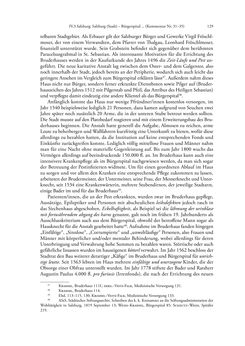 Image of the Page - 129 - in Spital als Lebensform - Österreichische Spitalordnungen und Spitalinstruktionen der Neuzeit, Volume 1