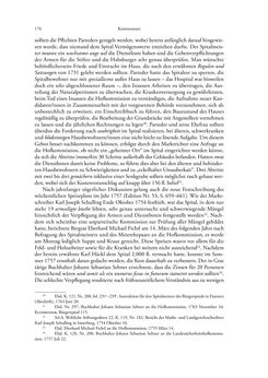 Image of the Page - 176 - in Spital als Lebensform - Österreichische Spitalordnungen und Spitalinstruktionen der Neuzeit, Volume 1