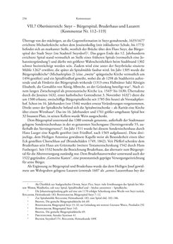 Bild der Seite - 256 - in Spital als Lebensform - Österreichische Spitalordnungen und Spitalinstruktionen der Neuzeit, Band 1