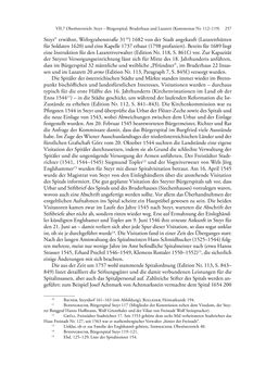 Bild der Seite - 257 - in Spital als Lebensform - Österreichische Spitalordnungen und Spitalinstruktionen der Neuzeit, Band 1