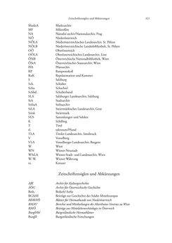 Image of the Page - 321 - in Spital als Lebensform - Österreichische Spitalordnungen und Spitalinstruktionen der Neuzeit, Volume 1