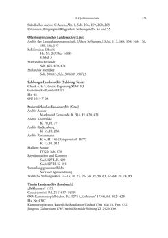 Image of the Page - 325 - in Spital als Lebensform - Österreichische Spitalordnungen und Spitalinstruktionen der Neuzeit, Volume 1