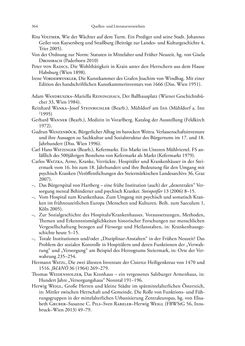 Bild der Seite - 364 - in Spital als Lebensform - Österreichische Spitalordnungen und Spitalinstruktionen der Neuzeit, Band 1